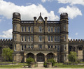 The West Virginia State Penitentiary, a retired, gothic-style prison in Moundsville, West Virginia, that operated from 1876 to 1995 LCCN2015631907