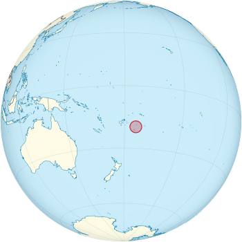 Location of Tonga