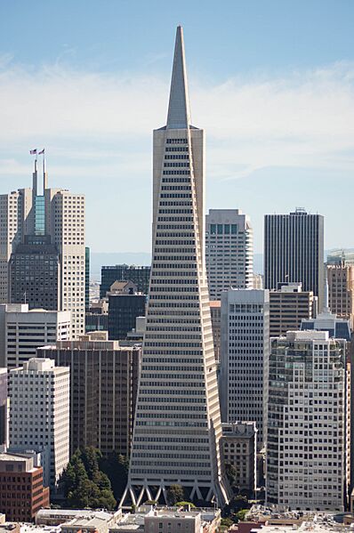 Transamerica Pyramid from Coit Tower