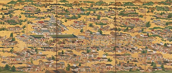 Views in and around the City of Kyoto - Unknown Edo artist - Artizon Museum