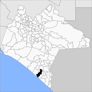 Municipality of Villa Comaltitlan in Chiapas