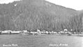 Village of Shakan, northwest coast of Kosciusko Island, ca 1912 (THWAITES 263)