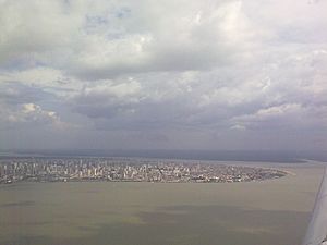Vista aérea de Belém PA