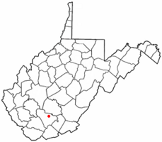 Location of Stanaford, West Virginia