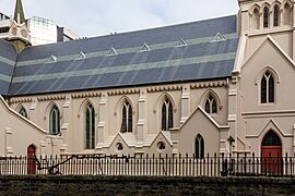 W part of St Patrick's Cathedral, Auckland from N