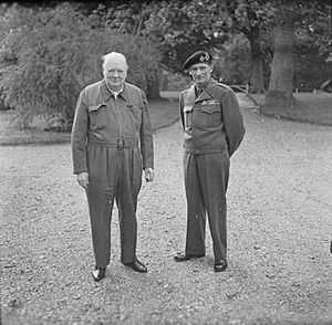 Winston Churchill during the Second World War in the United Kingdom H38661