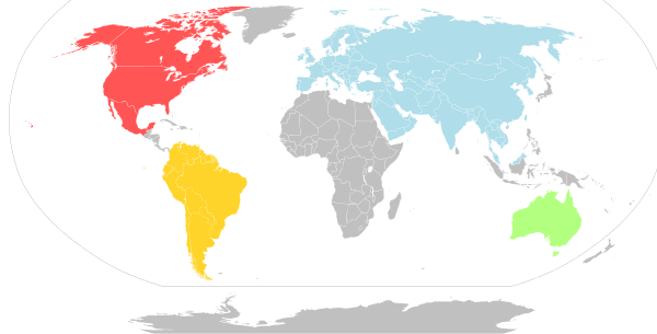 World distribution of Atriplex
