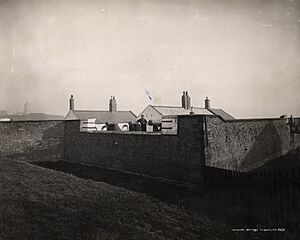 002614- Tynemouth The Spanish Battery C1870