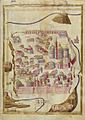 1472 map of Jerusalem by Hugo Comminelli and Pietro del Massaio 01