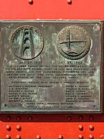 25th Anniversary Golden Gate Bridge Plaque b