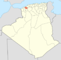 Algeria 29 Wilaya locator map-2009