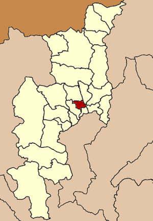 Location of in Chiang Mai Province