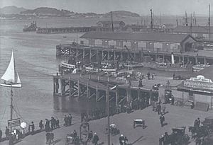 Auckland Waterfront Looking NE in 1905