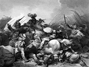 Battle of Bosworth by Philip James de Loutherbourg