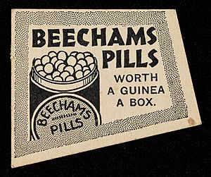 Beechams Pills. Worth a guinea a Box from August 1859