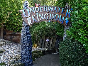 Blackgang Chine underwater kingdom sign