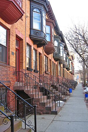 Brides' Row, 144-170 Chestnut Street, Albany, NY