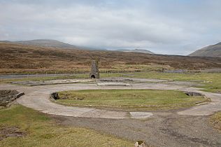 British barracks' remains at Vágar Airport, Faroe Islands