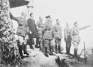 British generals Jerusalem 1918 AWM A02746A