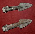 Bronze spearheads, Shang Dynasty
