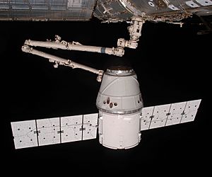 COTS2 Dragon is berthed