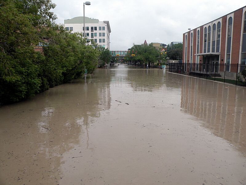 Calgary MacLeod flooded