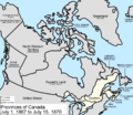 Canada provinces 1867-1870