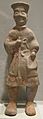 Chinese tomb sculpture of farmer, Han dynasty, 1st-2nd century CE, earthenware, HAA