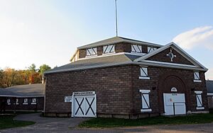 Crop Livestock gate at Iron County Fair Exhibition Hall