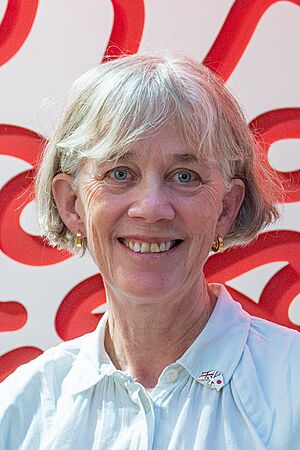 Dame Angela McLean's visit to OIST (cropped).jpg