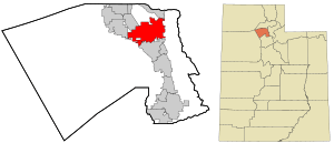 Location within Davis County and the State of Utah