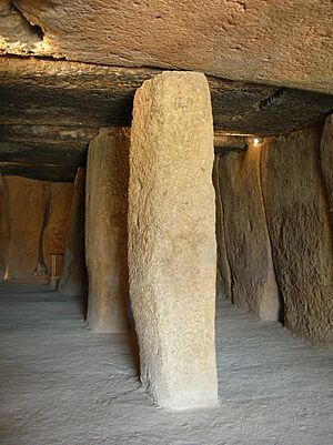 Dolmen de Menga Antequera intérieur