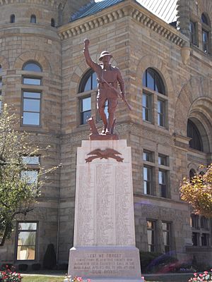 Doughboy Monument Hartford City IN