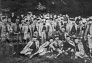 Dziedzice, 10 września 1905. Z otwarcia gniazda Sokoła
