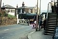 East Lancashire Railway at Helmshore station 1970 from Helmshore Road