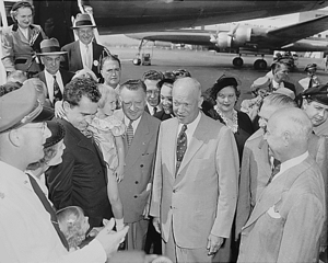 Eisenhower meets the Nixons