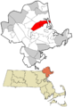 Essex County Massachusetts incorporated and unincorporated areas Rowley highlighted