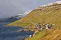 Faroe Islands, Eysturoy, Skipanes and Undir Gøtueiði