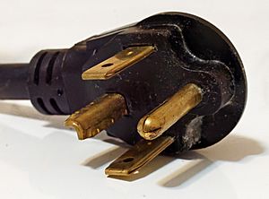 Four-prong plug, US 240V