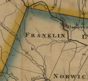 Franklin CT Map 1811