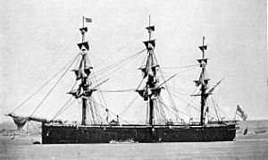 HMS Caledonia (1862) from Army and Navy Illustrated.jpg