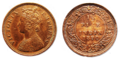 Half pice of Empress Victoria