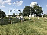 Hickam Cemetery in Bethel Cemetery (Boone County, Missouri).jpg