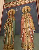 Icon of Two Women at the Annunciation Greek Orthodox Cathedral (Chicago)