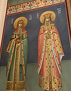Icon of Two Women at the Annunciation Greek Orthodox Cathedral (Chicago)