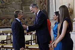 Imposicion de la Cruz de Caballero de la Orden del Merito Civil