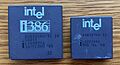 Intel chips 386 387