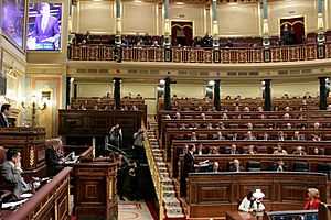 Interior del Congreso de los Diputados de España
