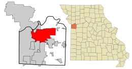 Location of Independence, Missouri