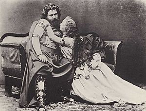 Joseph Albert - Ludwig und Malwine Schnorr von Carolsfeld - Tristan und Isolde, 1865e